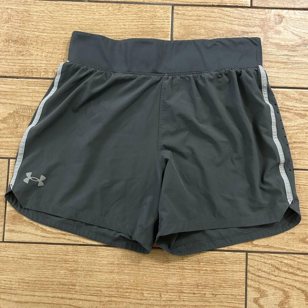 Underarmour fitted running shorts mens with speed pocket